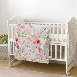 Baby Blanket Super Soft Flannel Blanket Newborn Toddler Polyester Receiving Blanket Stripped Swaddle Wrap Bedding Covers Bubbles